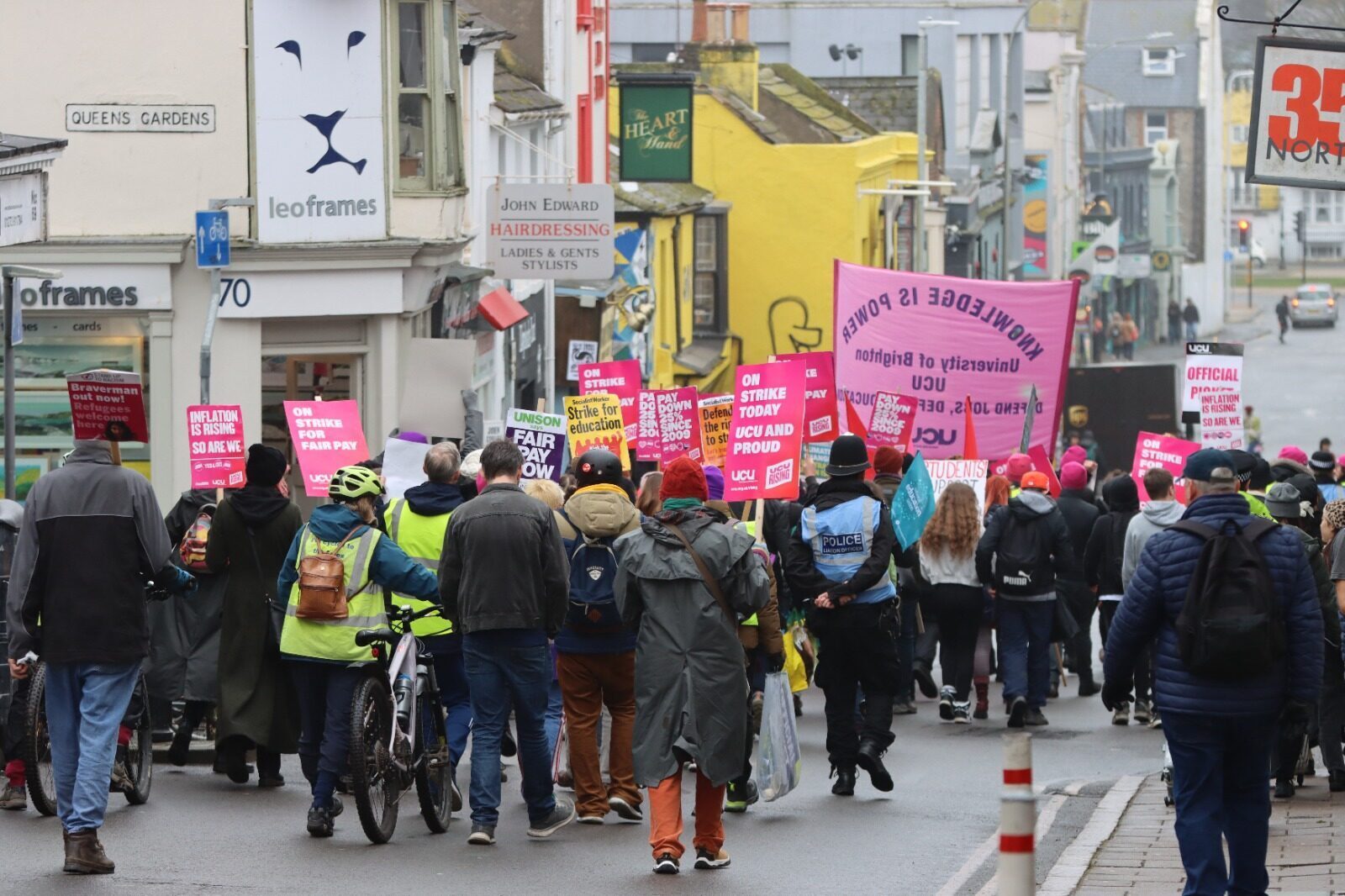 'march For Education' In Brighton