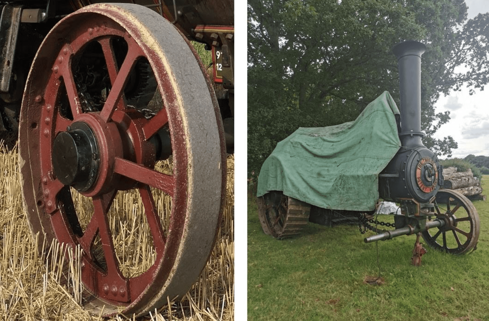 Missing Traction Engine Wheel