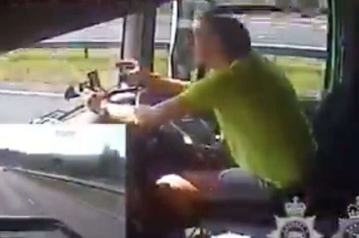 Texting Lorry Driver Jailed After Crashing Into Back Of Prison Custody Van On A27