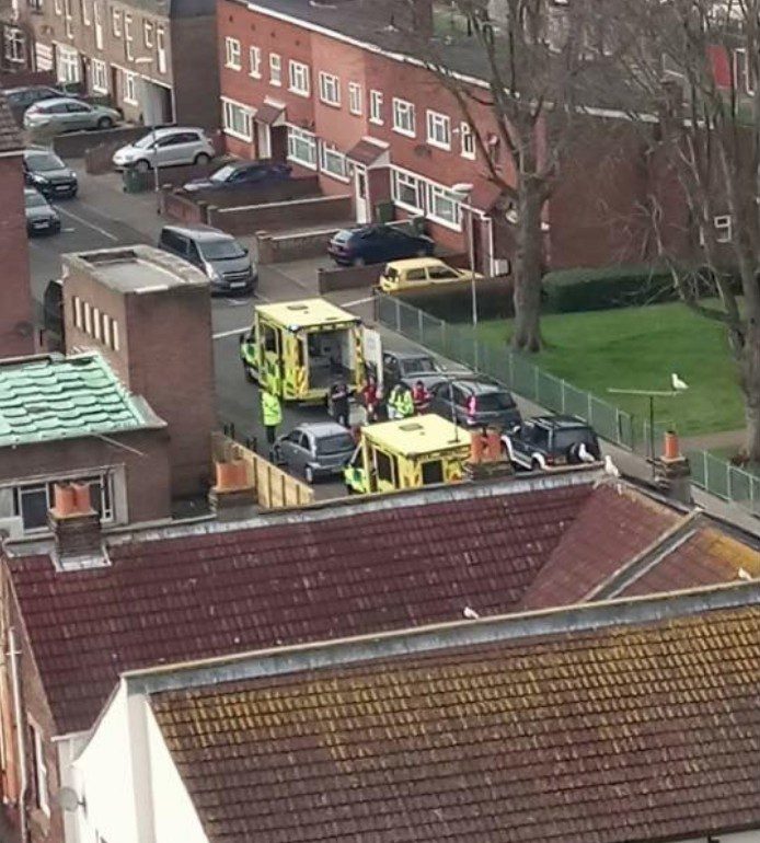 Breaking :city  Road In Portsmouth  Closed Off Following Incident