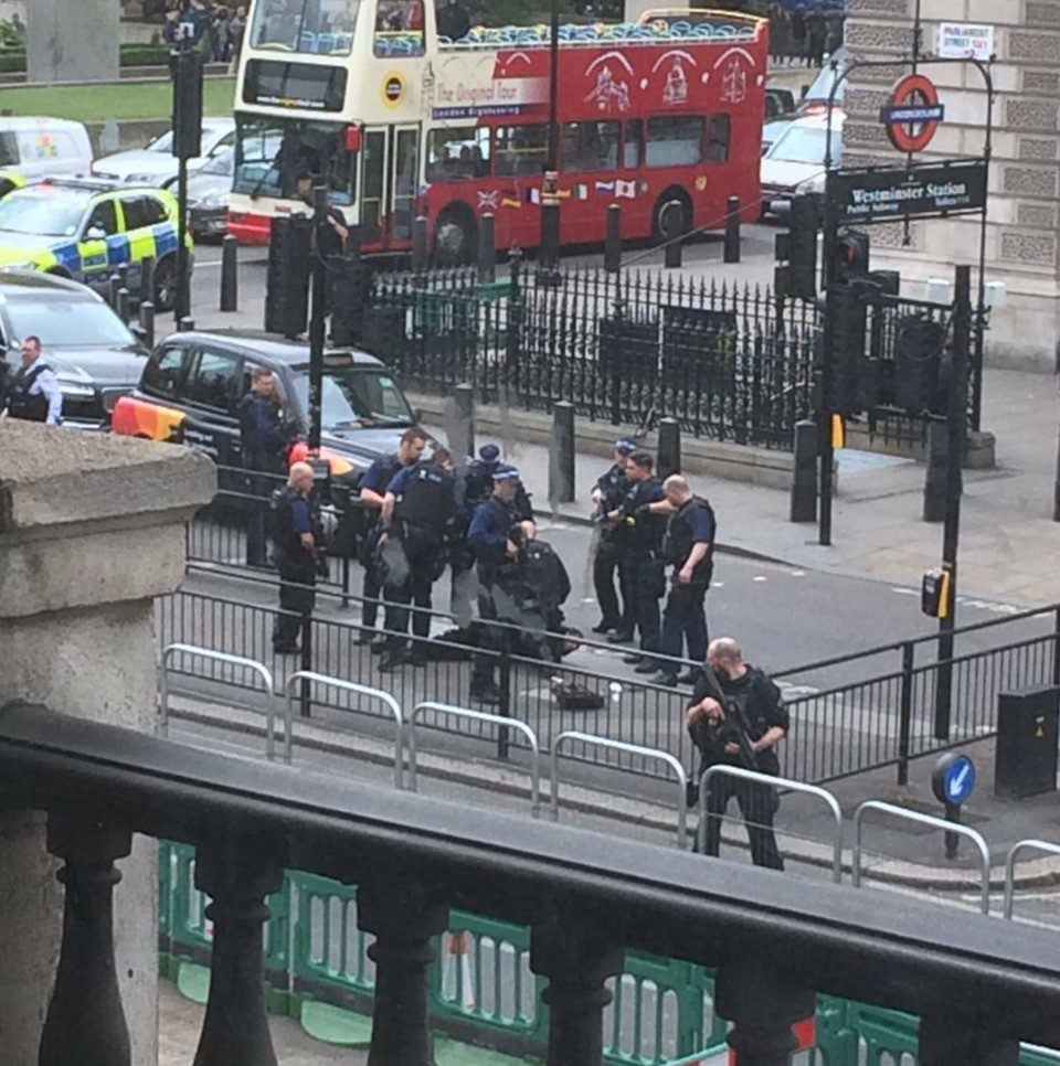 Breaking: Man Arrested With A Knife Outside Houses Of Parliament