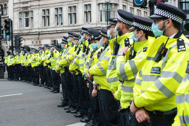 A Total Of 107 People Were Arrested As Part Of The Policing Operation For The Protests In Central London On Saturday, 3 April