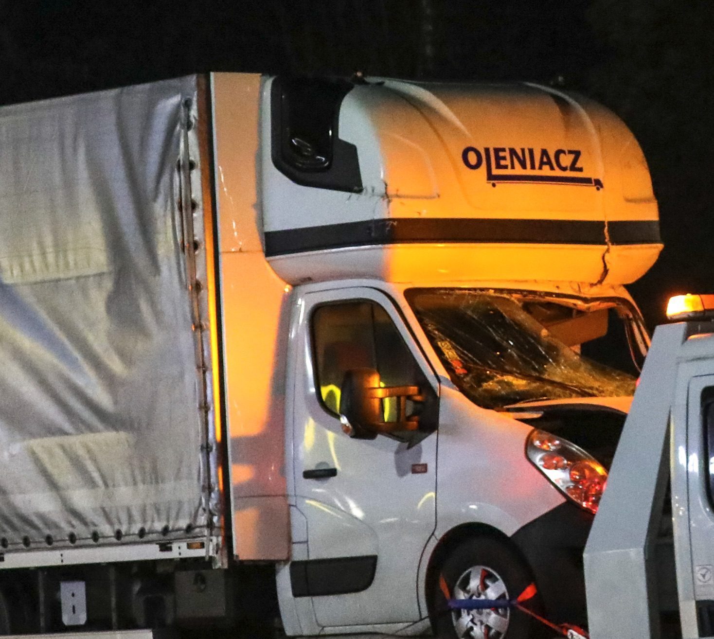 Polish National Cut From Wreckage By Fire Crews After  Early Morning  Collision On M20 Motorway In Kent