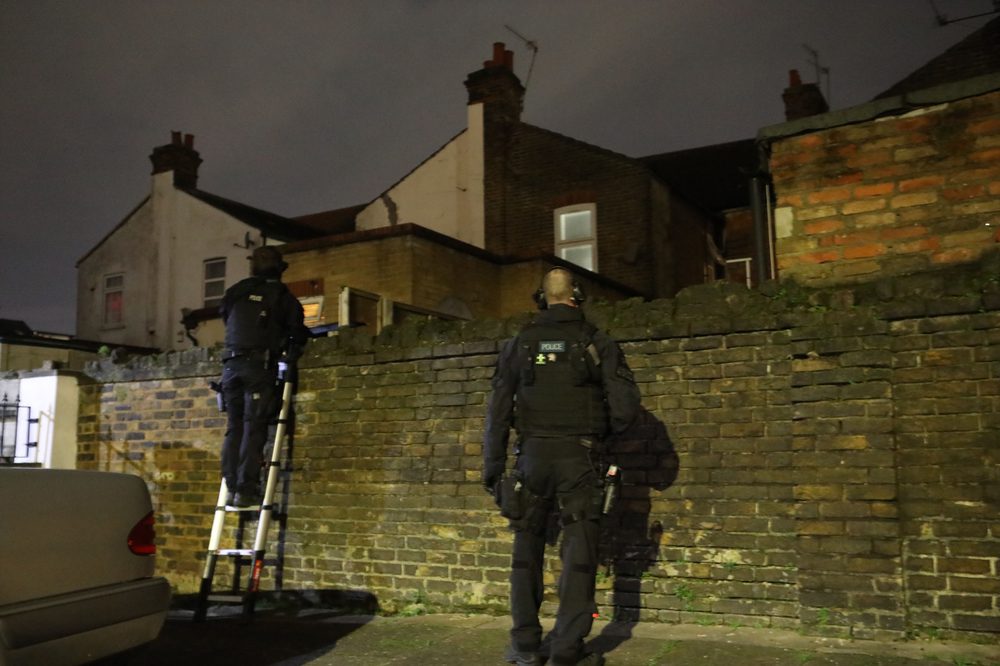 Armed Police Remain In Stand Off With Man At Address Is Southall Live Pictures