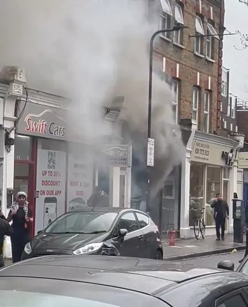 Fire Breaks Out at Kilburn Takeaway, Residents Urged to Avoid Area