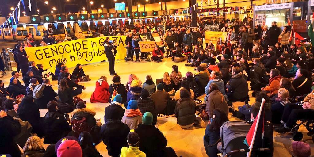 Brighton Holds Peaceful Support Gathering for Palestine