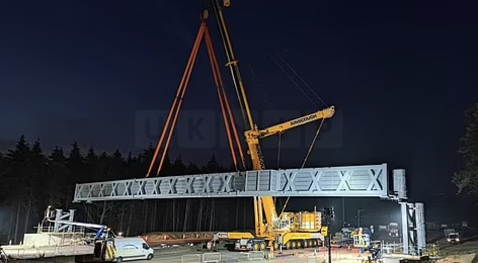 M25 Reopens Ahead of Schedule Following Bridge Installation
