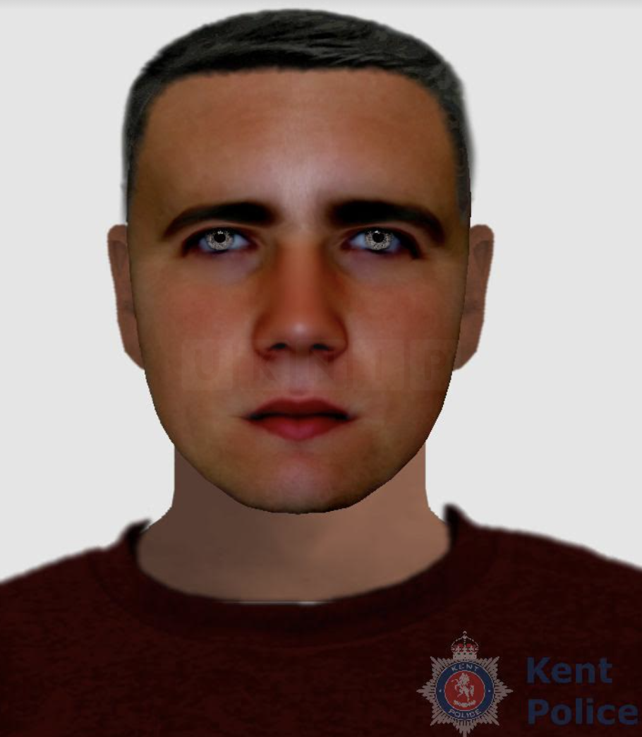 Officers investigating the attempted theft of a bike in Hadlow have released an e-fit image of a suspect