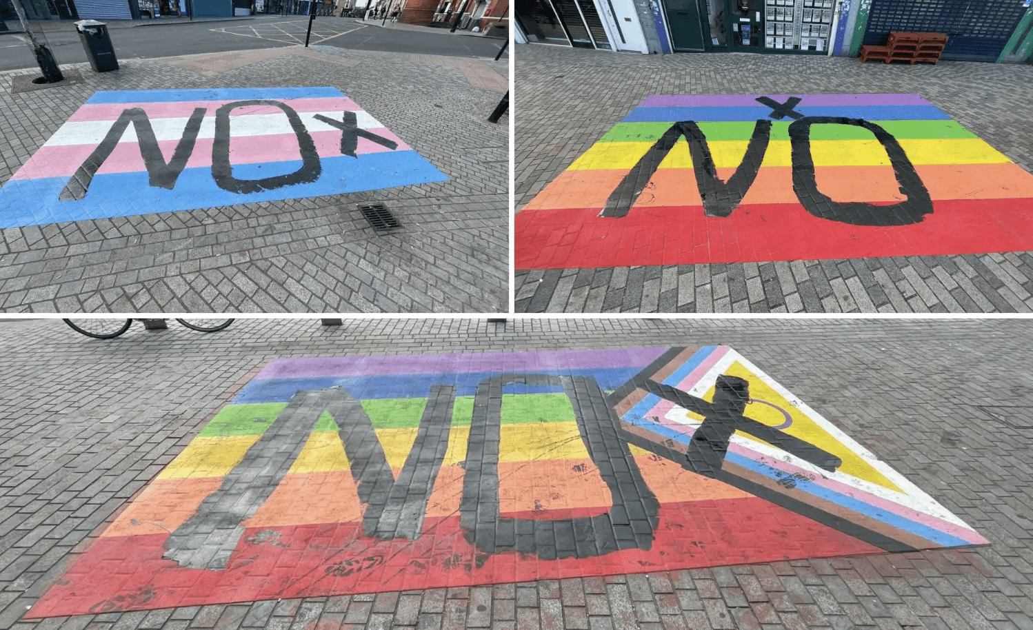 Pride Flags on London Pavement Vandalised for ‘At Least the Fifth Time’