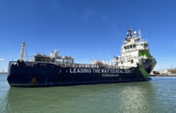 World’s First Dual-Fuel Ammonia-Powered Vessel Arrives in the UK