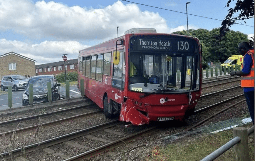 One Hospitalised After New Addington Crash at Lodge Lane and Field Way Junction