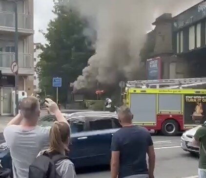 LIVE updates:Fire Crews Tackle Substation Blaze Off Lewisham High Street
