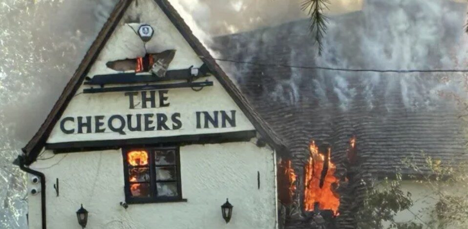 First Photo of ‘Lovely’ Landlord Who Died in Fiery Police Standoff Outside Burning Pub – UKNIP