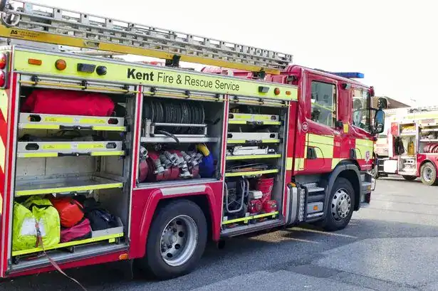 Summerhouse fire in Herne Bay