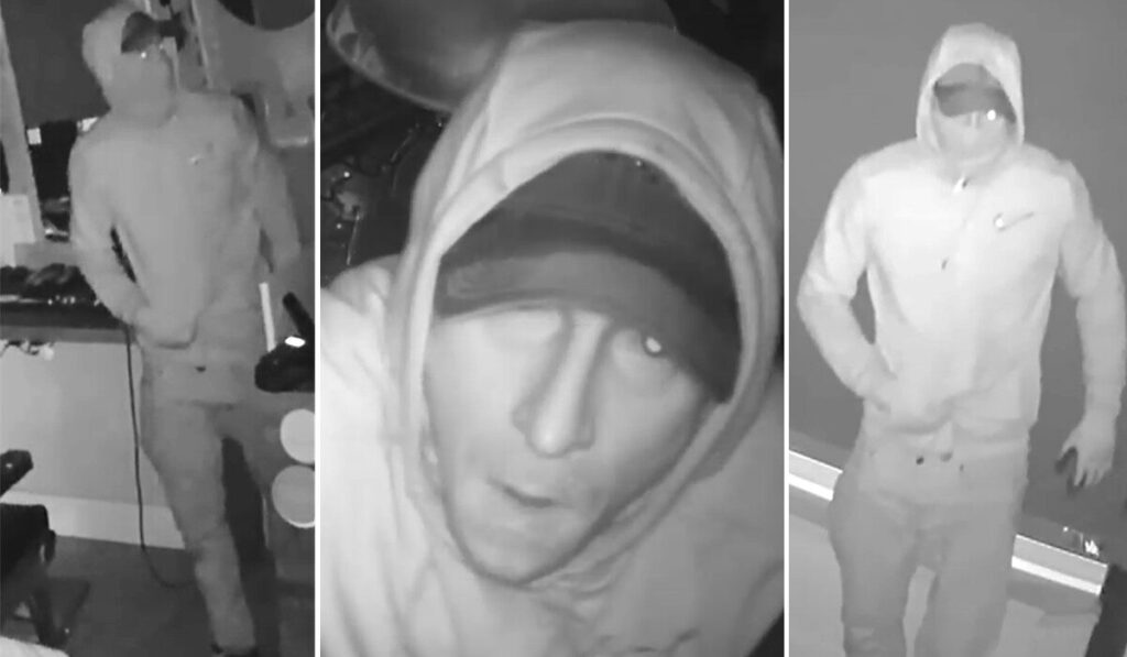 Tools Stolen in Cowfold Break-In – Police Hunt Crook Caught on Camera