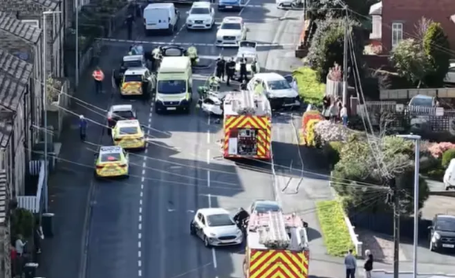 Stolen Mercedes Sparks Multi-Car Smash in Birstall