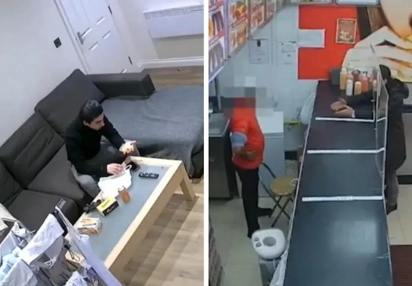 Wrong sauce turns violent at south London chicken shop â€“ and itâ€™s all caught on CCTV