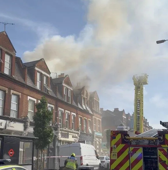 Major Fire Tears Through East Twickenham Building â€” One Hospitalised