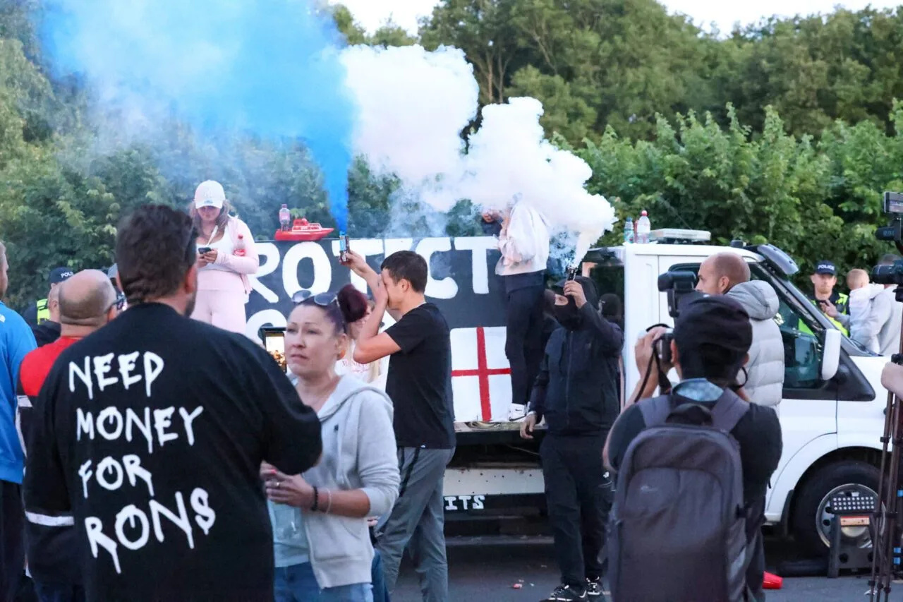 Two Protesters Charged After Epping Migrant Hotel Rally Breaches Police Restrictions