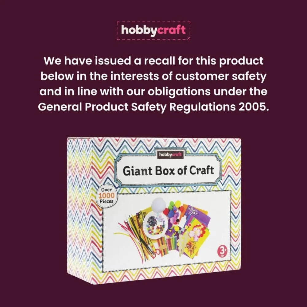 Hobbycraft Recalls Kidsâ€™ Craft Set Over Asbestos Scare