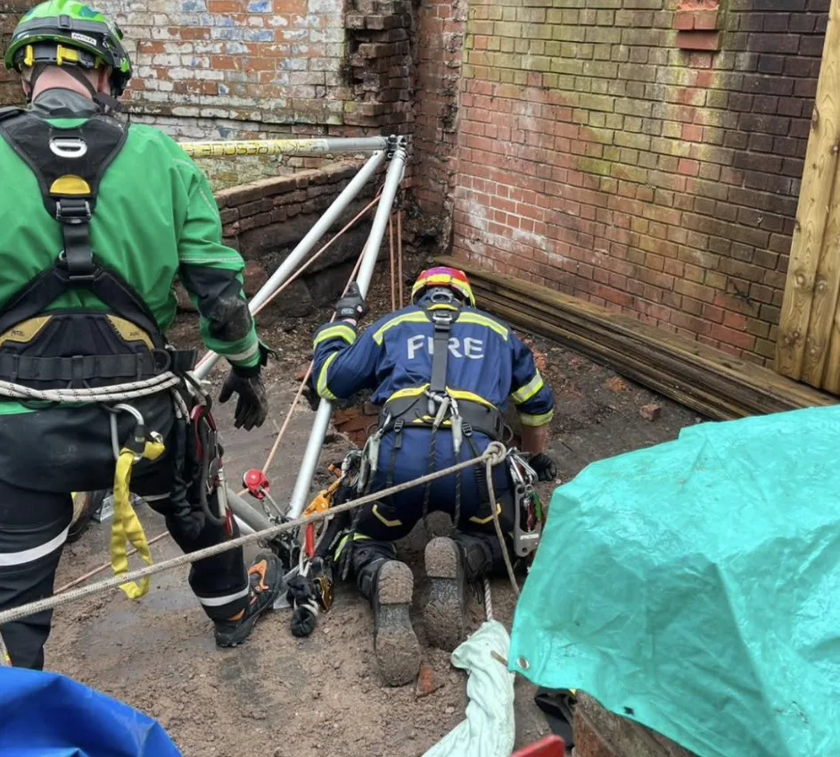Man Plunges Down Well on Cheadle High Street: Dramatic Rescue Ends in Under Two Hours