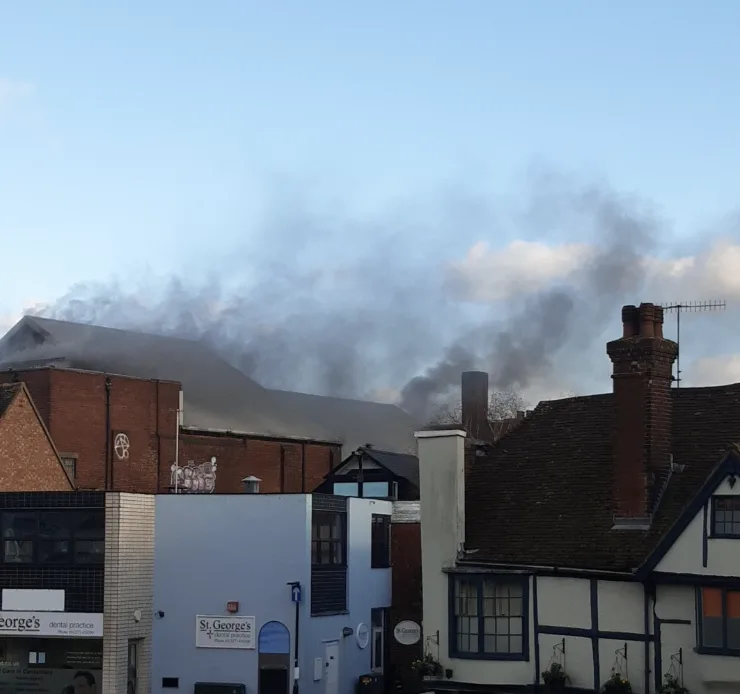 Canterbury Blaze: Toxic Smoke Forces Health Warning as Firefighters Battle Huge Derelict Building Fire