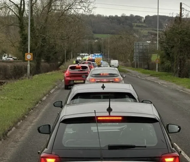 Head-On Horror on A4 Near Stanley Park: Tesla and Hyundai Crash Shuts Road in Both Directions