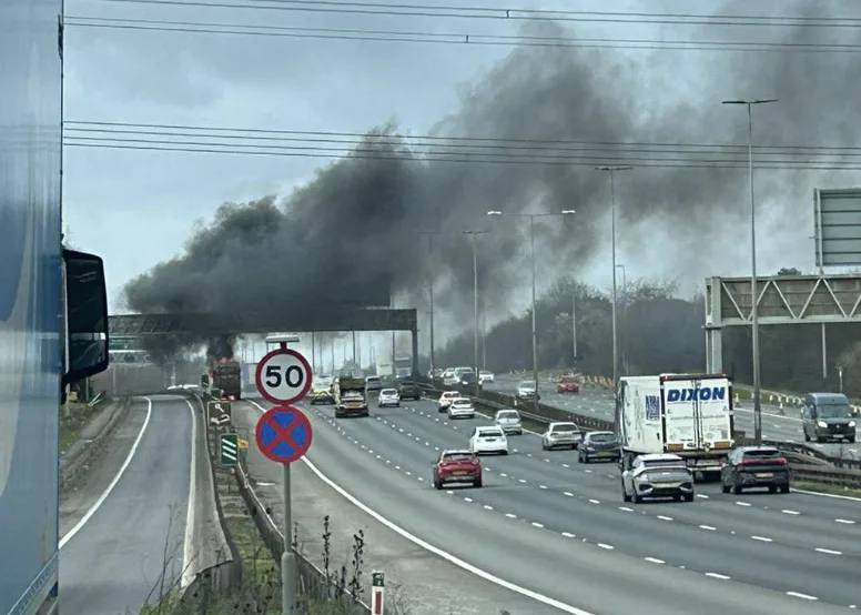 Tractor Hay Fire Sparks Hours-Long Chaos on Gravesend Roadâ€”Two Lanes Still Closed