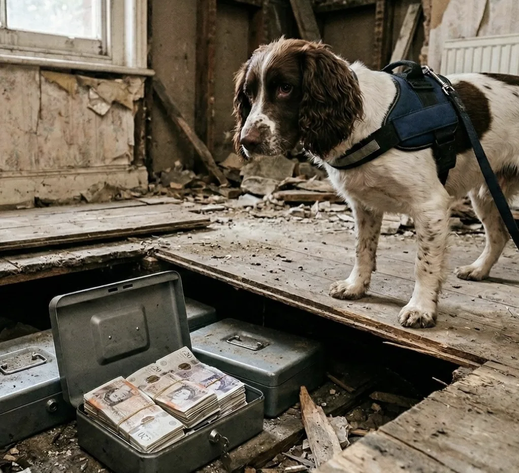 Â£90K Cash Stash Sniffed Out by Police Dog Ice in Lisburn Illegal Loan Gang Bust