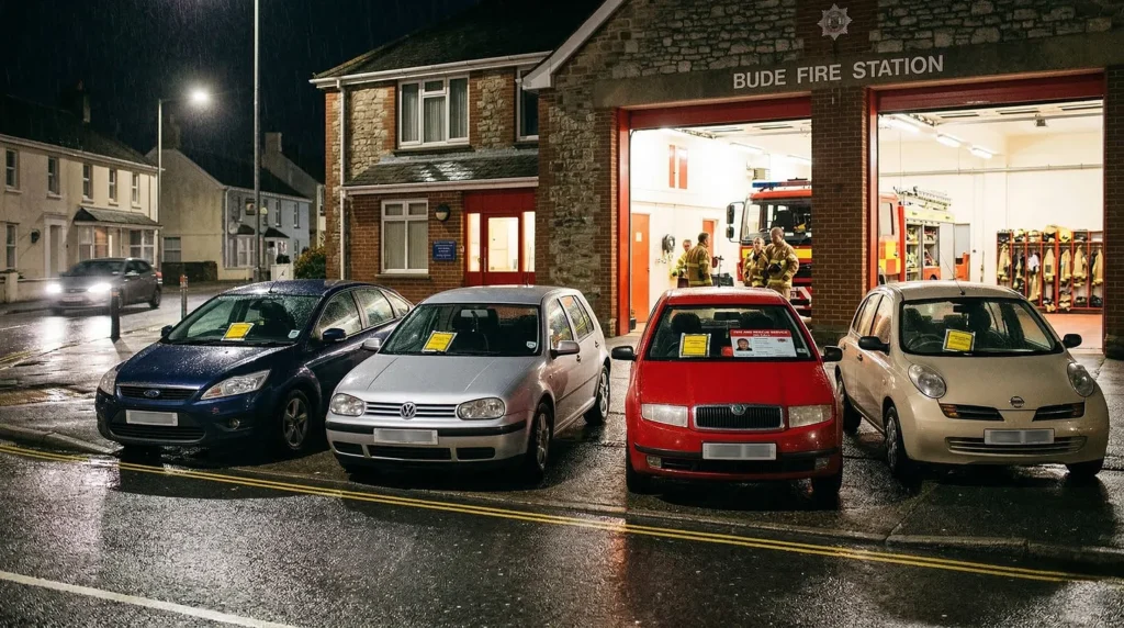 Firefighters Fined for Emergency Parking in Bude Blazeâ€”Cornwall Council Sparks Outrage
