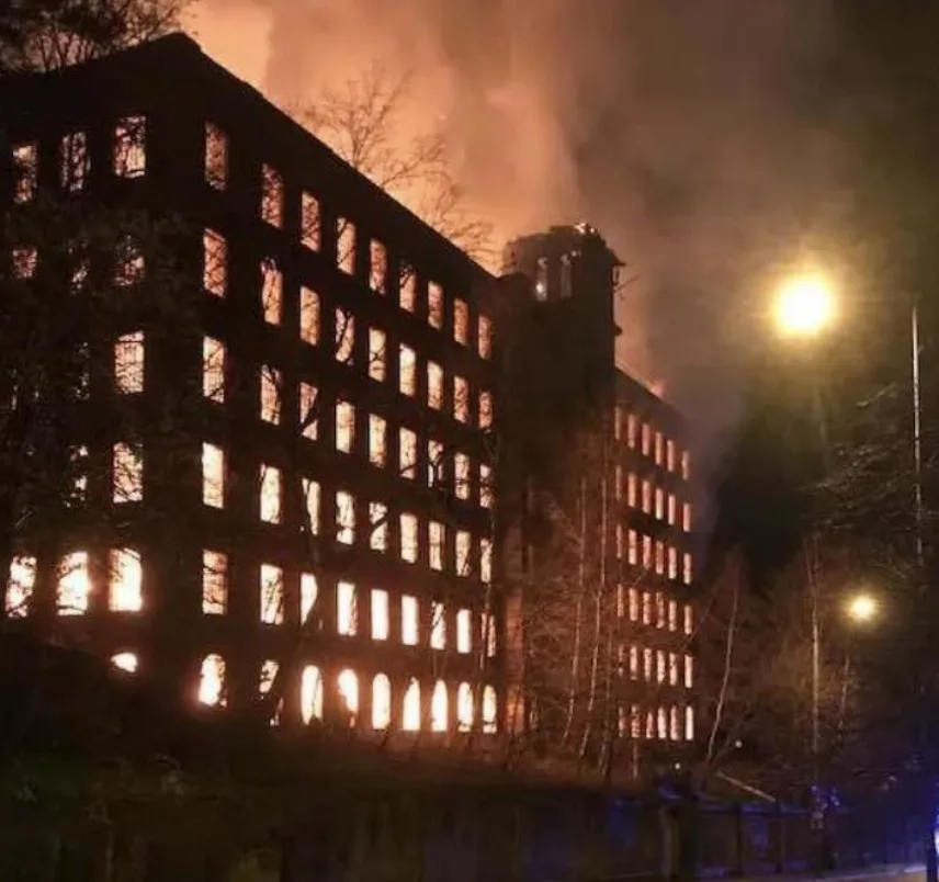 Teen Held Over Devastating Leek Silk Mill Blaze as Firefighters Battle Massive Inferno