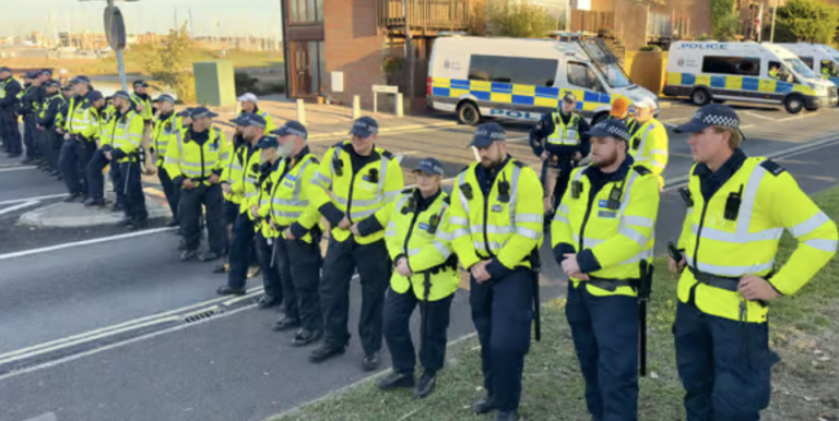Police impose town-wide dispersal order in Gosport ahead of possible migrant boat arrival